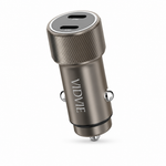 Cargador de auto USB-C 12V — fondo blanco