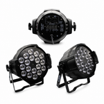 Lámpara LED 18 Focos 4 en 1 RGB — fondo blanco