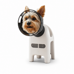 Ventilador Perro Musical Omnix — fondo blanco