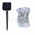 Guirnalda Solar 200 LED 32 Metros Blanca — fondo blanco