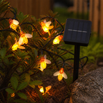 Luz solar abeja 5m multicolor — lifestyle