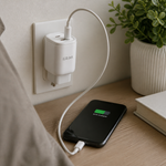 Cargador PD 25W con Luz Nocturna — lifestyle