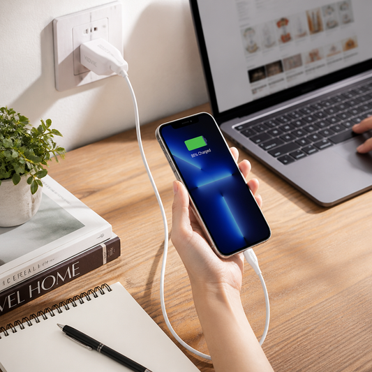 Cable de Datos iPhone Lightning Omnix CB4015 — lifestyle