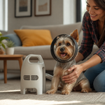Ventilador Perro Musical Omnix — lifestyle