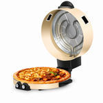 Horno Eléctrico Para Pizza Compacto Control Temperatura — fondo blanco