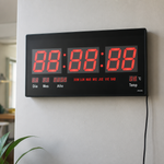 Reloj LED Digital Pared Calendario Temperatura — lifestyle