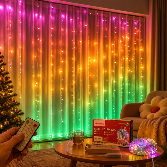 Luces Navideñas LED 20m 200 Luces Multicolor — lifestyle