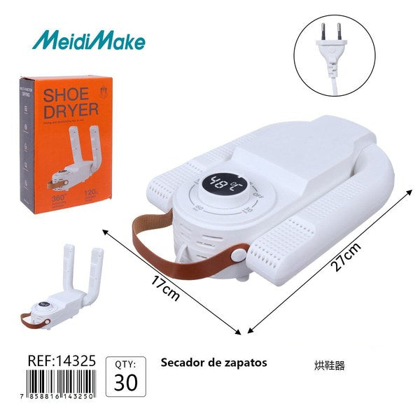 Secador de Zapatos Eléctrico con Temporizador