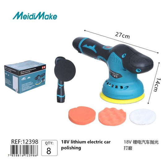 Pulidora Orbital Inalámbrica 18V con Accesorios