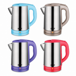 Hervidor Eléctrico 2.3L Acero Inoxidable Rojo — fondo blanco