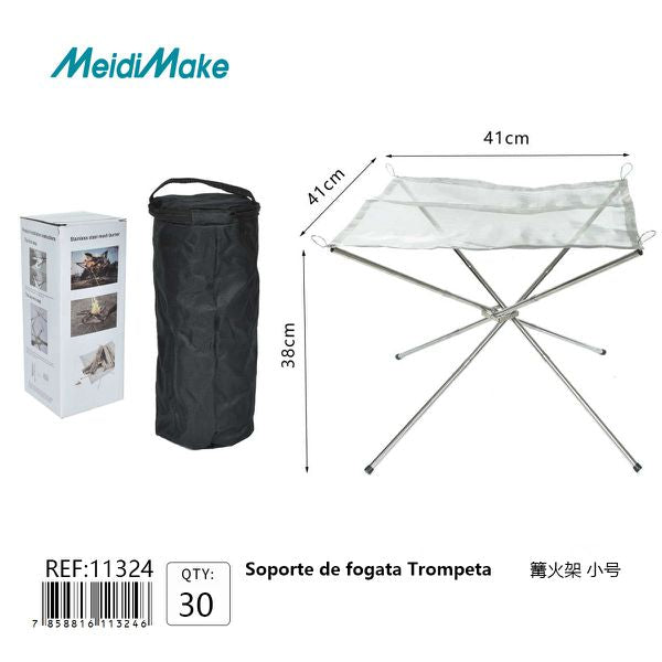Soporte de Fogata Trompeta 41cm