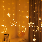 Luces navideñas 138 LED blanco cálido 2,5m — lifestyle