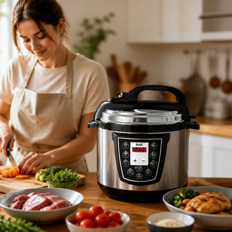 Olla a Presión Omnix 6L — lifestyle