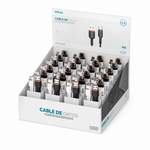 Cable de datos USB Type-C — fondo blanco
