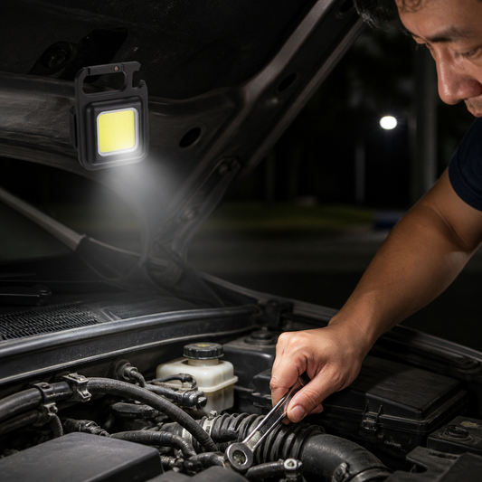 Llavero LED Portátil con Linterna — lifestyle