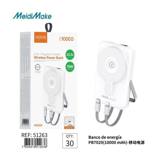 Power Bank Inalámbrico 10000 mAh 15W