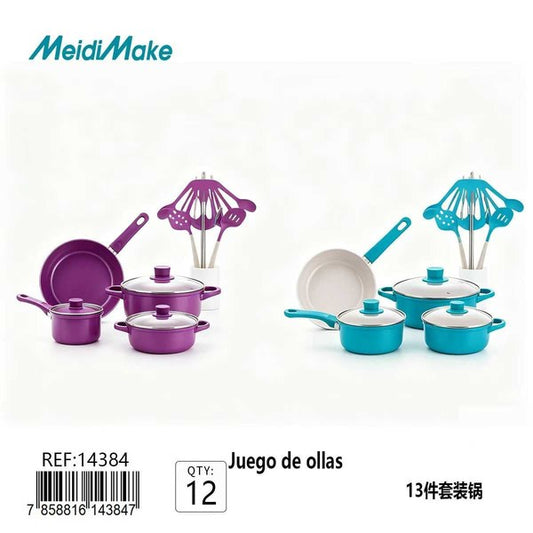 Juego De Ollas 13 Piezas Omnix - Oferta Grande