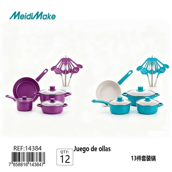 Juego De Ollas 13 Piezas Omnix - Oferta Grande
