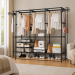 Perchero organizador 3 niveles — lifestyle