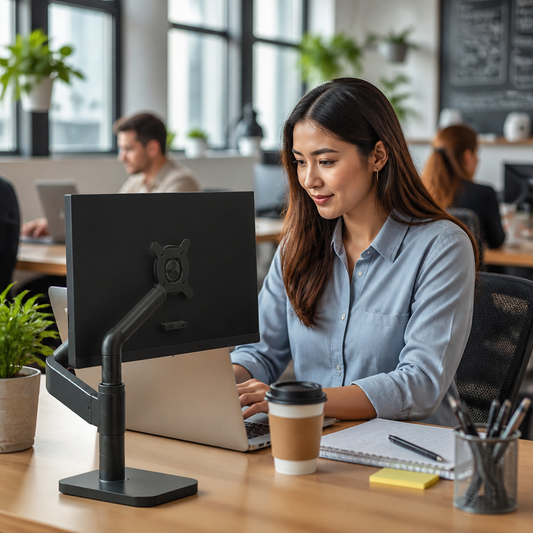 Soporte Monitor Ajustable 13-27 Pulgadas — lifestyle