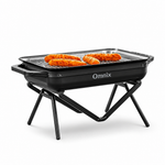 Parrilla Portátil Camping 56cm Omnix — fondo blanco