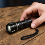 Linterna LED aluminio recargable — lifestyle
