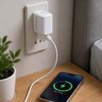 Cargador Rápido USB-C Omnix PLE271 — lifestyle