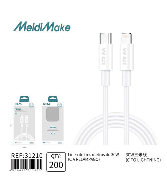 Cable De Datos 3m Tipo C Omnix M13