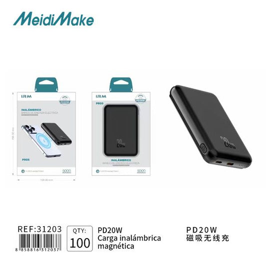 Powerbank Inalámbrico Magnético 20000mAh