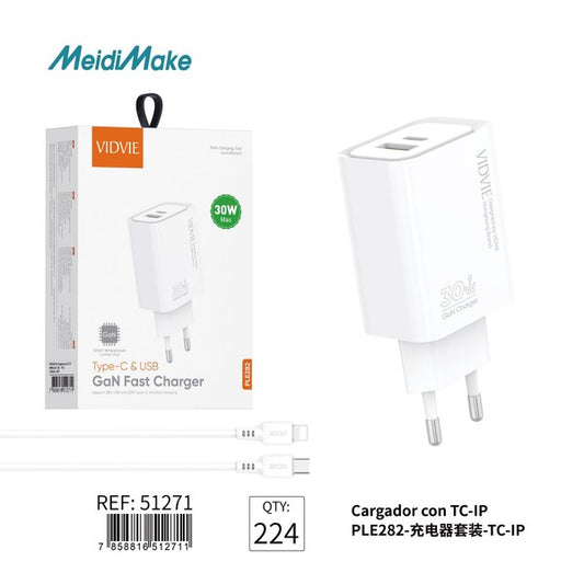 Cargador Rápido Tc-Ip Omnix Ple282