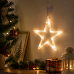Luz Navideña Estrella con Ventosa — lifestyle