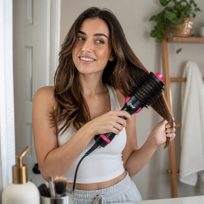 Secador y Alisador de Cabello 2 en 1 — lifestyle