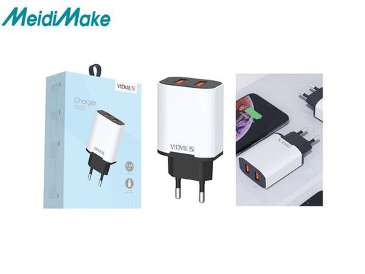 Cargador USB Rápido Dual Puerto