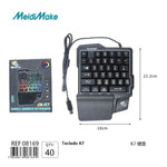 Teclado Mecánico Una Mano K7 RGB