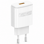 Cargador rápido V8 con cable USB — fondo blanco