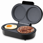 Máquina para hacer hamburguesas — fondo blanco