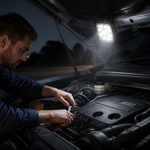 Faro Cuadrado LED 27W para Auto — lifestyle