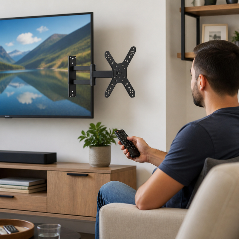 Soporte TV 26-55 pulgadas Omnix — lifestyle