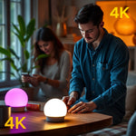 Lámpara LED Diamante 3 Colores Omnix — lifestyle