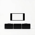 Set 6 Cuchillos Negros A3 Omnix — white