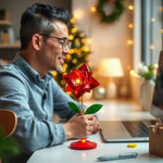 Luz Navideña Árbol Suction Cup LED Cálida — lifestyle