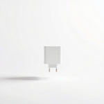 Cargador USB-C Dual 35W — white