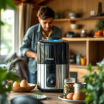 Freidora Eléctrica 5.5L Omnix — lifestyle